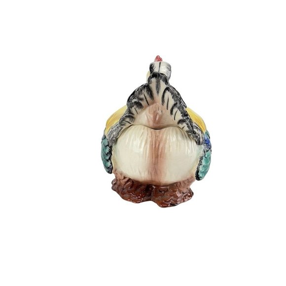 BDK Made in USA 238 Lidded Chicken Ceramic Mid Century Whimsical American Cerami - Picture 5 of 12